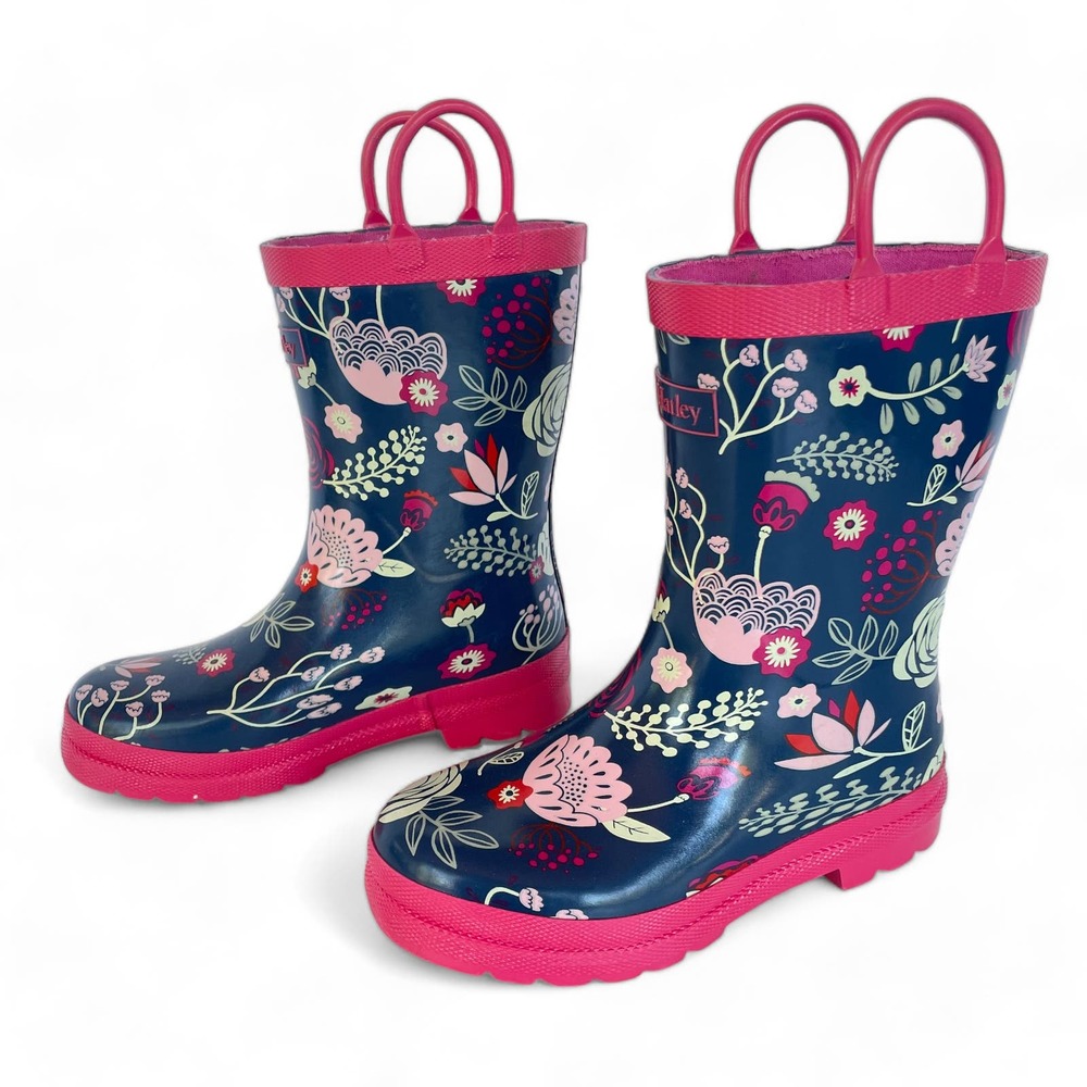April Showers! | Hatley | Flower Rain Boots | Kids 13